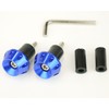 Mini Blue Grip End Cap for Universal 7/8" Steering Wheel