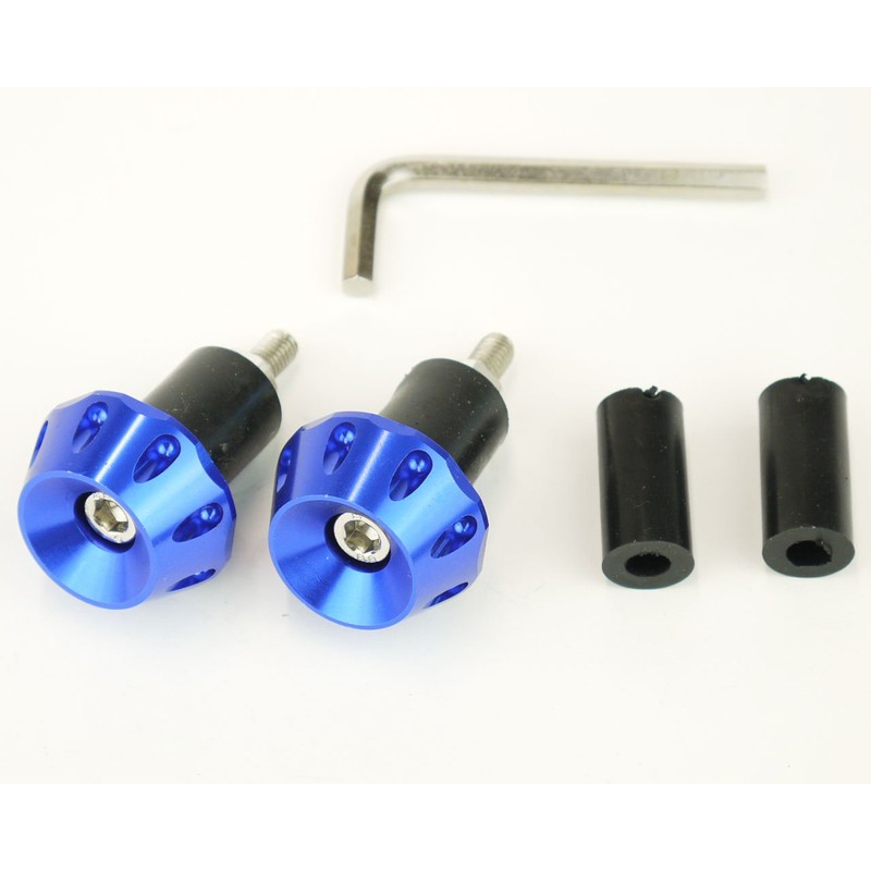 Mini Blue Grip End Cap for Universal 7/8" Steering Wheel