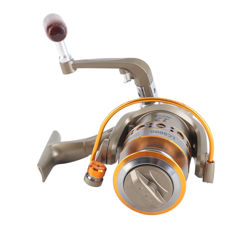 12BB Fishing Reel Foldable Arm Rocker Rear Drag Spool Fish