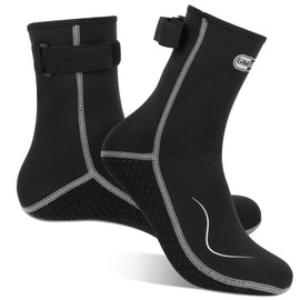 Gimilife Swimming Socks for Men Women, 3MM Neoprene Socks Wetsuit Diving Socks Thermal Water Socks Swim Socks for Beach Activities Scuba Swim Diving Snorkel Surfing