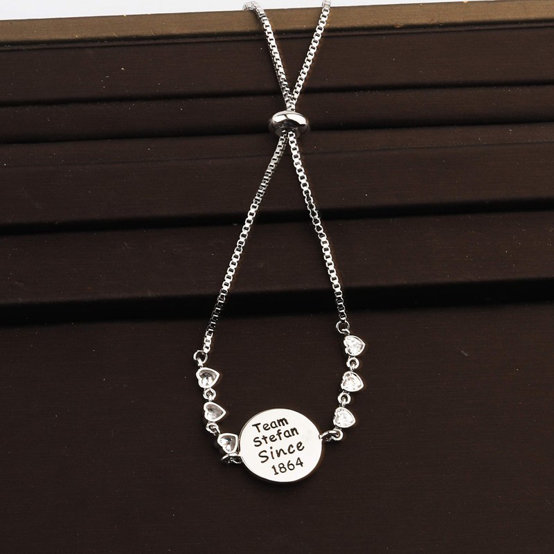 CENWA Team Damon/Stefan/Salvatore Since 1864 - Pulsera ajustable para regalo