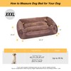 Dog Beds for Large Dogs, Rectangle Washable Pet Bed, Soft