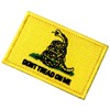 Don't Tread On Me Tactical Embroidered Morale Applique Fastener Hook&Loop