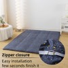 Arzocolia 100% Washed Cotton Futon Cover for Japanese Futon Floor