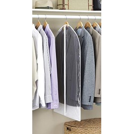 Whitmor Zippered Hanging Suit Bag - Set of 6