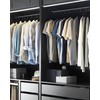 Closet Rods for Hanging Clothes, 17 to 84 Inches Stepless