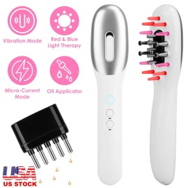 iMounTEK Electric Head Brush Massage Comb Microcurrent Hair Brush Head Vibration Massager