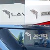 Koongloong Dolphin Car Emblem 3D Cute Decorative Car Sticker Accessory