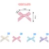 MOCOXYKLXY Ribbon Hair Clips, Mini Small Beveled Clips, Cute, Set
