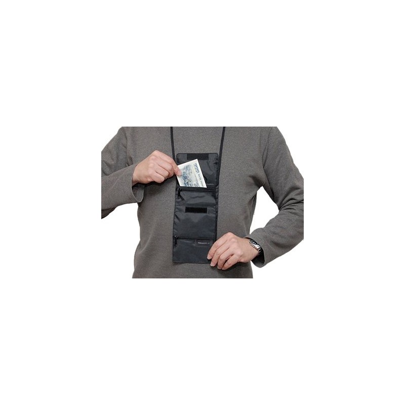 Walking the Earth Security Pouch, Beige, Convenient Travel Goods