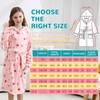 V.&GRIN Girls Fleece Hooded Robe, Kids Soft Plush Warm Printed