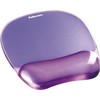 Fellowes - Alfombrilla de ratón y reposamuñecas de gel transparente,