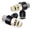 TAILONZ PNEUMATIC 2 Pack SL6-02 Push to Connect Air Line