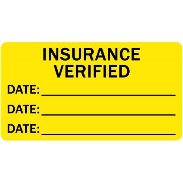 LabelValue Insurance Verified Medical Labels LV-MIL4