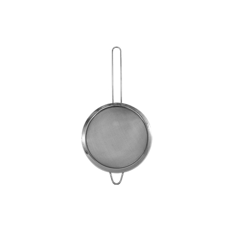 Fackelmann INITIAL Sieve Stainless Steel, Fine Metal Mesh with Rim,