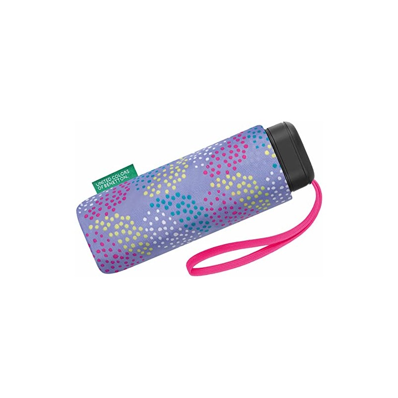 Benetton Pocket Umbrella Ultra Mini Flat Dots, Pop Dots Deep