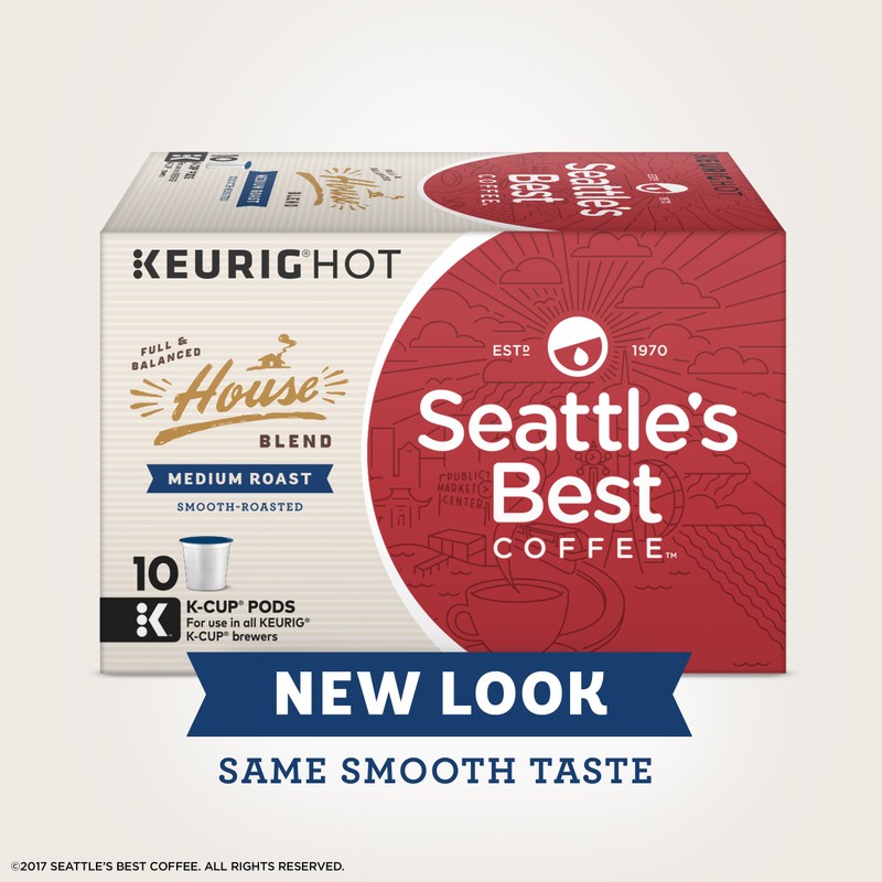Seattle's Best Coffee House Blend Medium Roast Single Cup Coffee