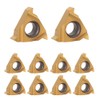 10pcs 11ER A60 1/4" Carbide Blade Insert CNC Lathe Cutter