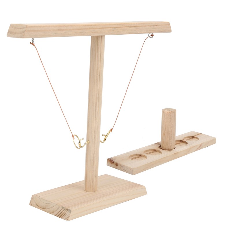 Outdoor Indoor Handmade Wooden Board Toss Games for Kids Adults