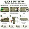 Inflatable Camping Cot, with Sleeping Pad 76"x26"