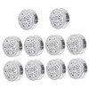 SHINEOFI 10pcs Ventilation Hole Cover Shape Grille Covers Opening Indoor