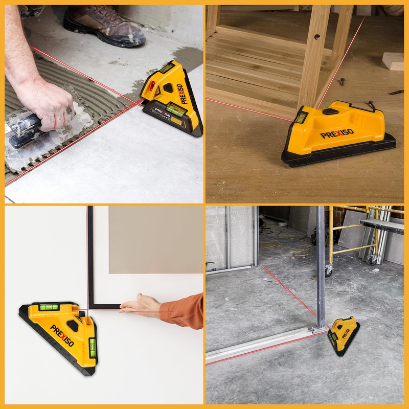 PREXISO Square Laser - 30Ft Flooring Laser Level, Tile Laser
