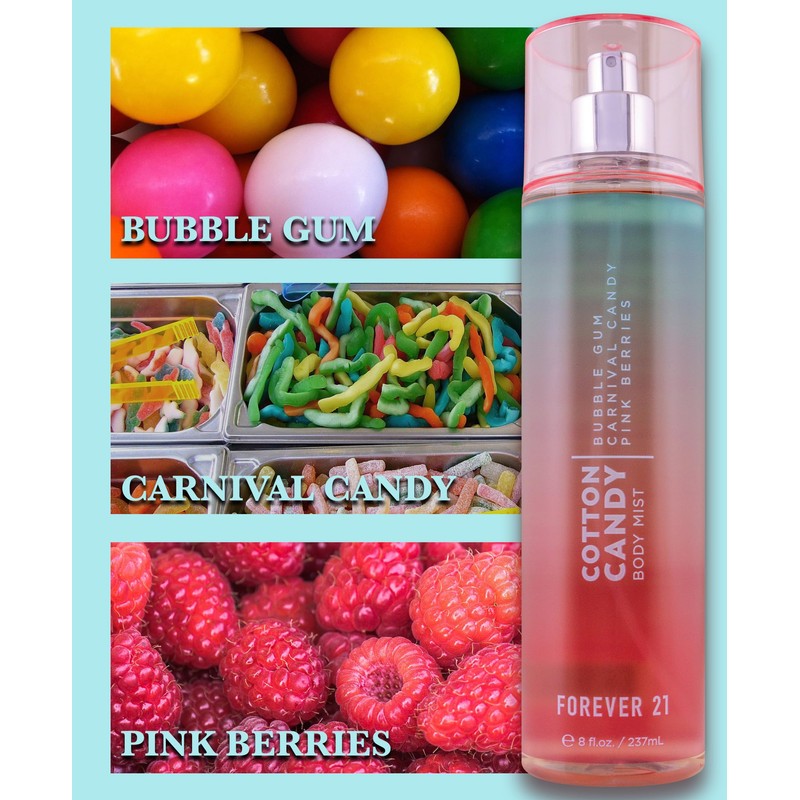 Forever 21 Cotton Candy Body Mist, 8 fl. oz.