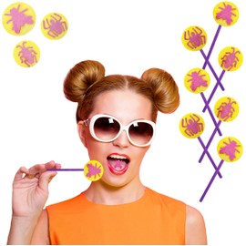 Fruidles Insects Tattoo Lollipop Suckers Candy, Great for Goody Party Bag Fillers, Individually Wrapped (Half-Pound) (1 Pound)