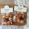 REGODI 12Pcs 3D Bread Fridge Magnets, Cute Strong Refrigerator Stickers