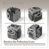 VAINELY 502848701 Cylinder Piston Kit Compatible with Husqvarna 150BF 350BF