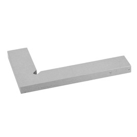 Stainless Steel Right Angle Ruler High Accuracy 2 Straight Edges 90 Degree for Flat Edge and Square Measurement(75 x 50mm), Measuring Tools