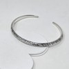 Silver Bangle Bracelet for Men and Women | Handmade Solid