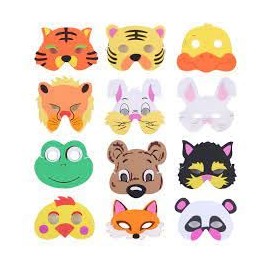 Playwrite Woodland Card Masks x12