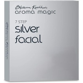 Aroma Magic Kit Facial Facial De 7 Pasos Con Limpiador, Gel Enzimático, Sérum, Proteína, Gel Iluminador Y Mascarilla Facial Hidrata Y Calma La Piel Seca Brillo Profesional En Casa Envase De