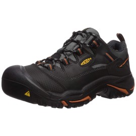 KEEN Utility Mens Boots Work Shoes, Black/Bossa Nova, 11 Wide US