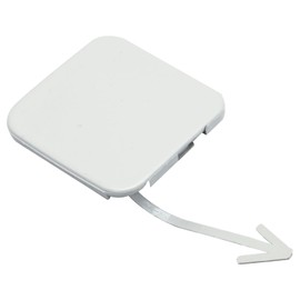 85071-4GA0A Car Rear Bumper Tow Hook Cover Replacement for Infiniti Q50 2014-2018 Trailer Cap Tow Hook Eye Lid Cover (White)