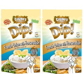 2 pack French Onion With Horseradish Dip 1.34oz Just Add Sour Cream Makes Veggies Better Ridiculously Delicious