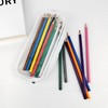 MICJLLT 2 Pcs Clear Pencil Case with Zippered PVC Waterproof,Stationery