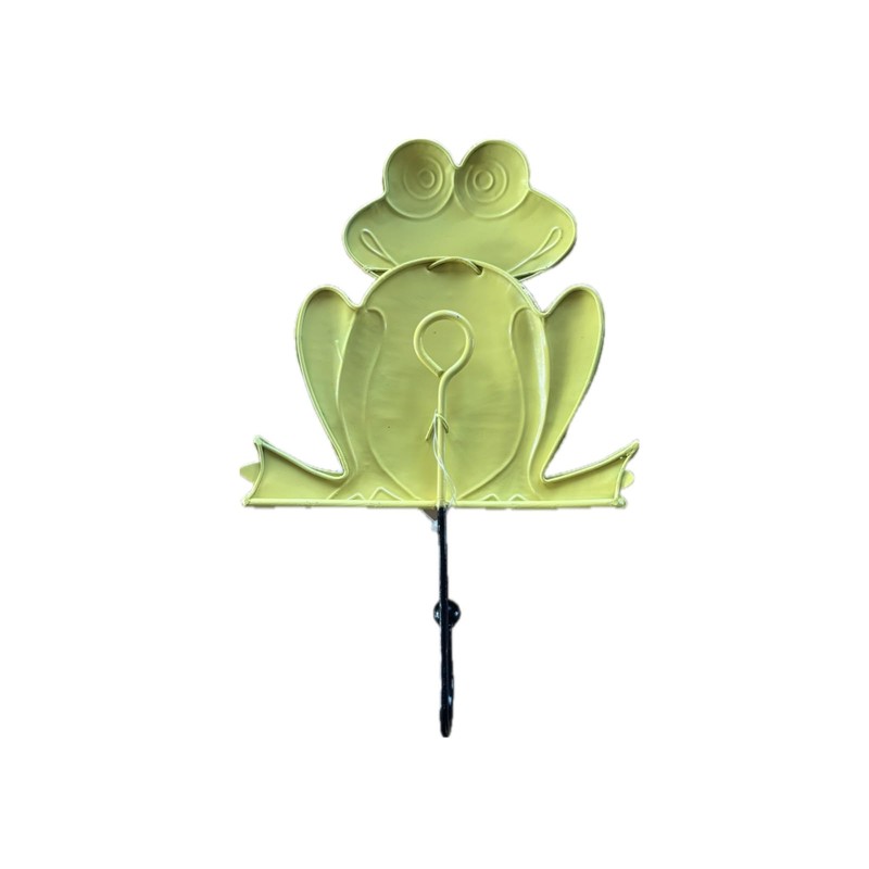 Dekorative Wandhaken Set, 3-teilig, Hahn Eule Frosch Design, Bunte Metallhaken