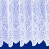 Milan White Net Curtain Art Deco Heavy Quality All Over