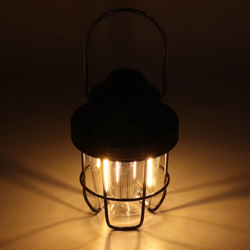 Camping Lantern Retro USB Charging 3 Light Modes IPX4 Waterproof