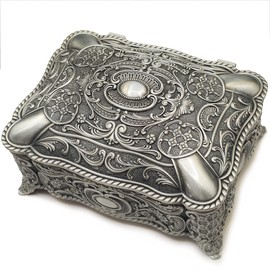 Jewelry Box with Music Box, Alloy Music Box