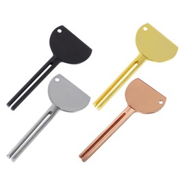4-Piece Toothpaste Tube Squeezer, Metal Tube Squeezer, Simple Solid Color Squeezer, Convenient Tube Squeezer Tool, Multi-Functional Tube Squeezer