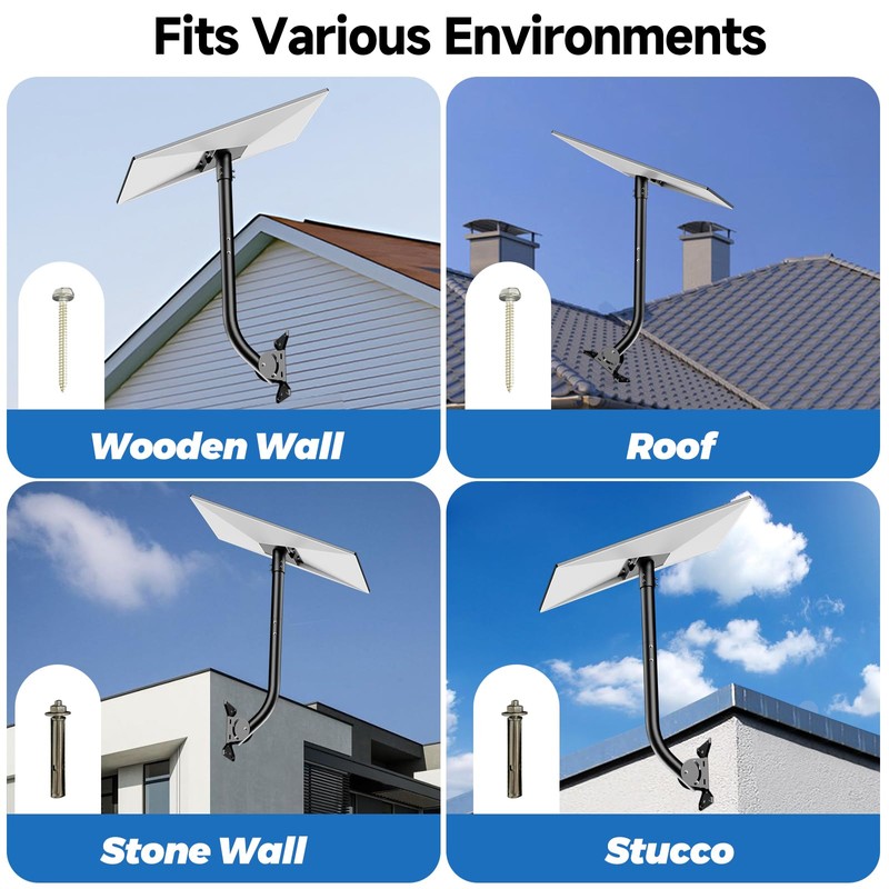 Starlink Gen 3 Mount, Adjustable Mounting Kit Compatible with Gen