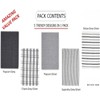 BLOOM BLENDS Pack of 5 Terry Cotton Kitchen Tea Towels