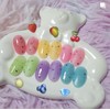 Jam series Strawberry Jam Nail - Mini Square / Jam