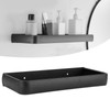 30cm Bathroom Shelf Space Aluminum Wall Mounted Hollow Storage Rack