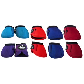 TGW RIDING 2520D Horse Bell Boots No-Turn Horse Bell Boots, Equine Ballistic Hoof Overreach Bell Boot, Pair