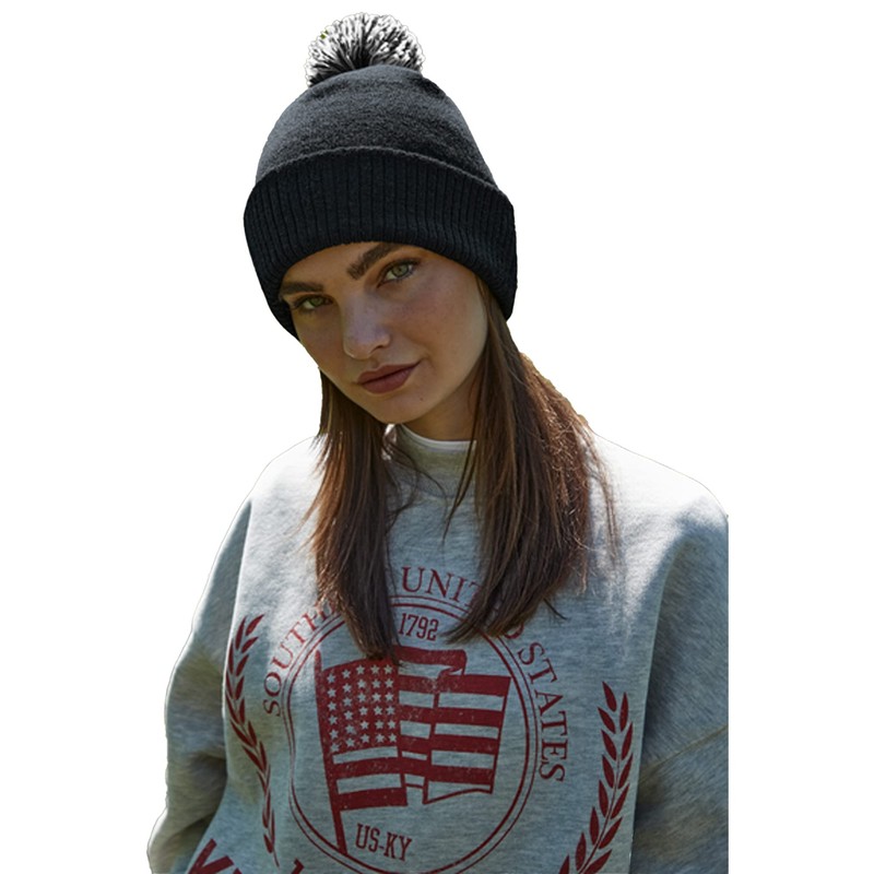 Beechfield - Recycled Snowstar Beanie - Stylish Ribbed Cuff -