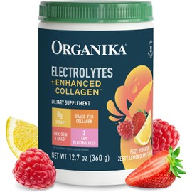 Organika Electrolitos con Colágeno Hidrolizado Frutos Silvestres 360 g